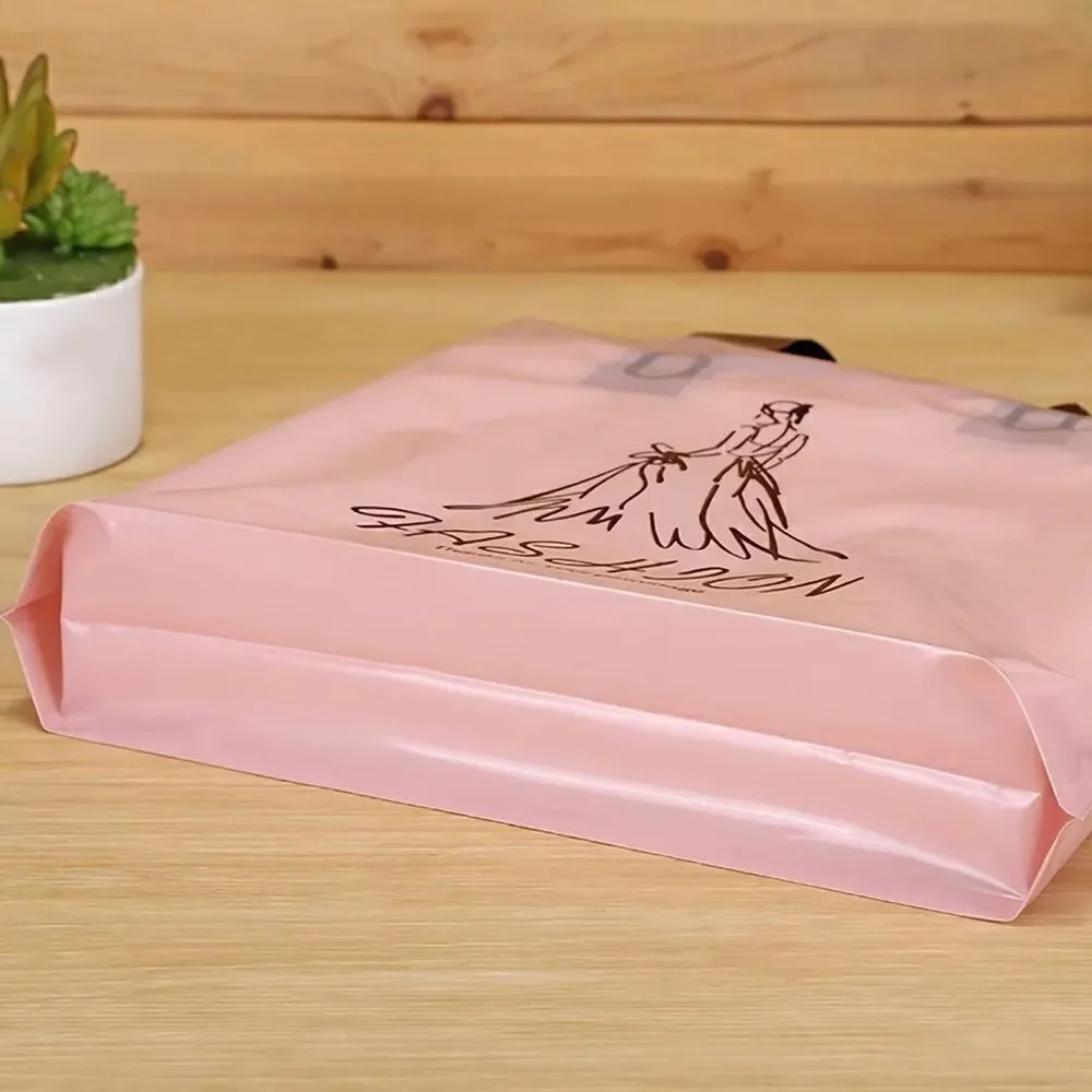 Pink plastic bag 5pcs